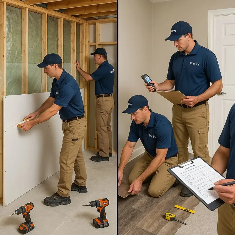 Repairs and Reconstruction process in Belleville, WI